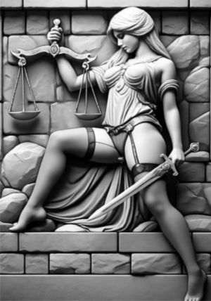 Justiţia îşi aşteaptă clienţii. (Ilustraţie concepută de MAKE)